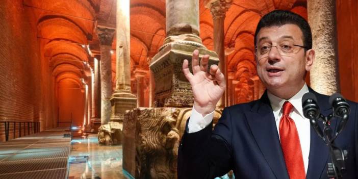 İmamoğlu'ndan iktidara 'Yerebatan Sarnıcı' tepkisi: Göz koydukları mülke çöküyorlar