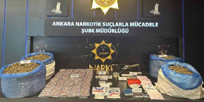 Ankara'da uyuşturucu tacirlerine darbe: 41 kişi tutuklandı