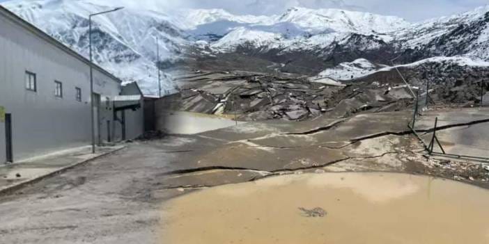 2 milyon metreküp toprak kaydı! Hakkari'deki katı atık tesisini heyelanda büyük zarar gördü