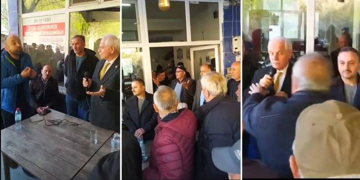 AKP'li vekile Giresun'da büyük şok! Madene karşı çıkan yurttaşlar mikrofonu elinden aldı