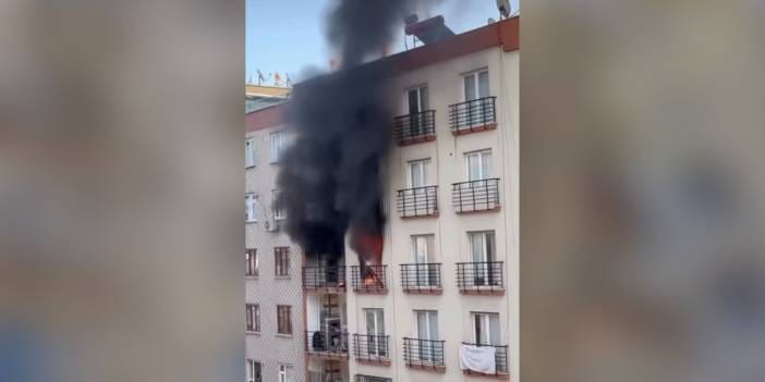 Diyarbakır'da 7 katlı apartmanda yangın paniği: 1'i ağır 5 yaralı