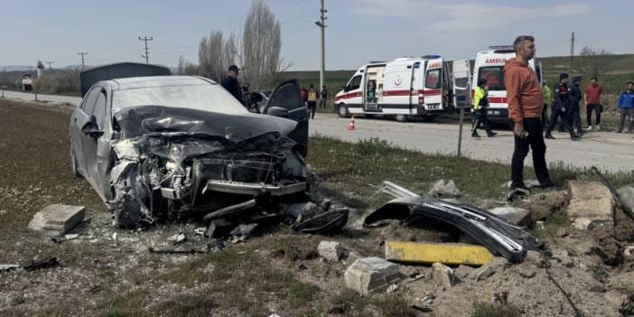 Çankırı-Ankara kara yolunda kaza: 4 yaralı