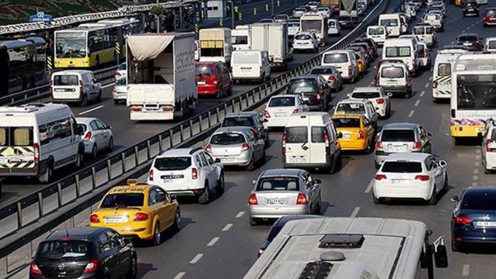 İstanbul'da yağmur trafiği