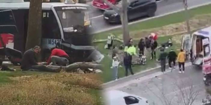 Beyoğlu’nda korkunç kaza! Dolmuş bariyerlere çarptı: Yaralılar var