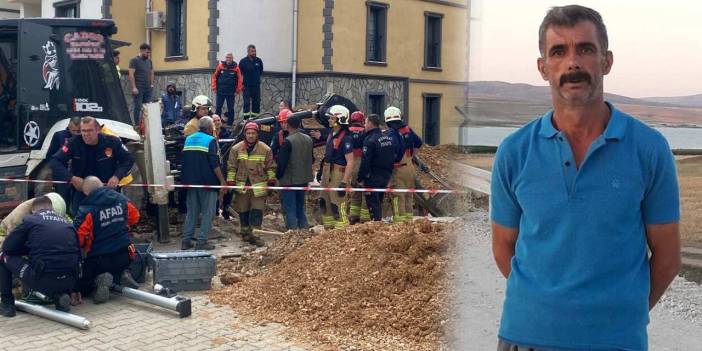 Manisa’da göçük! Toprak altında kalan işçi öldü