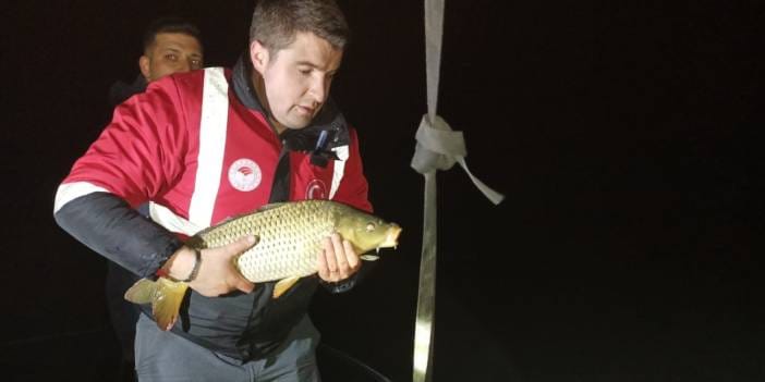 Barajda kaçak avcı tuzağı: 600 metrelik ağdan 60 kilo sazan çıktı!