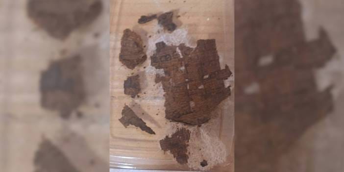 Antik mezardan 2 bin 800 yıllık destanın parçası çıktı