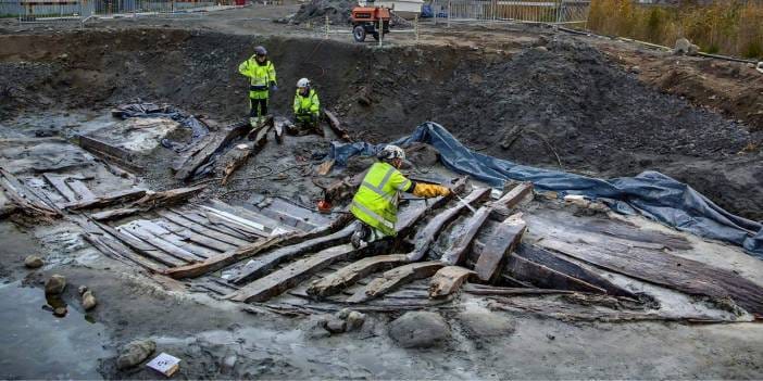 Bir değil, iki değil: İnşaatta tam altı tane gemi enkazı buldular