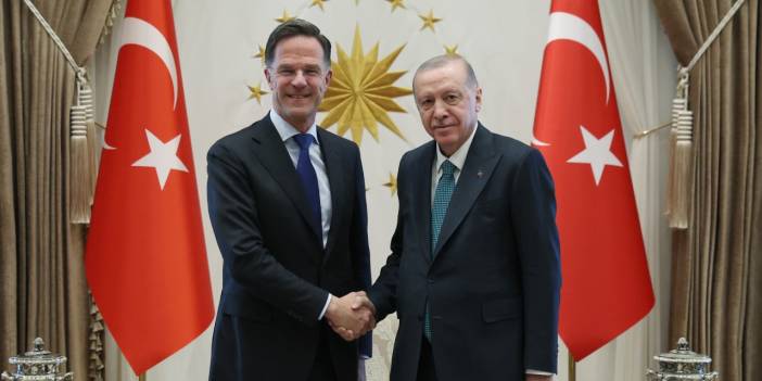 Erdoğan NATO Genel Sekreteri Rutte ile bir araya geldi