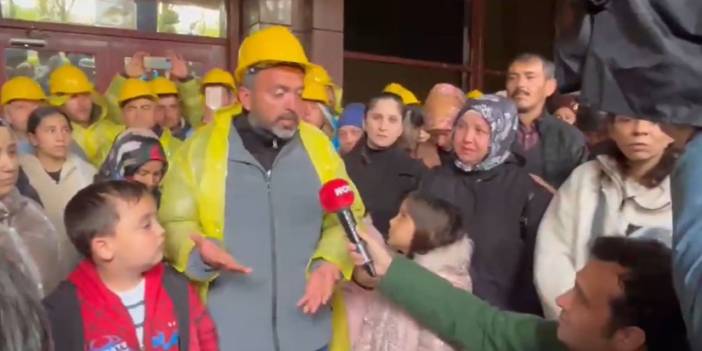 Madencilerin çocukları direnişe katıldı! 23 Nisan'da baba oğul birlikte ağladı