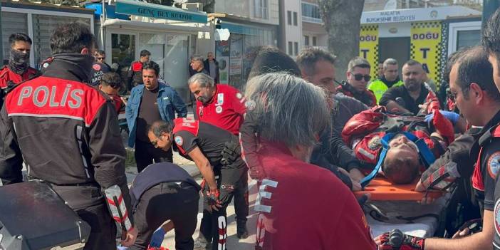 Malatya’da korkutan kaza! 2 polis yaralandı