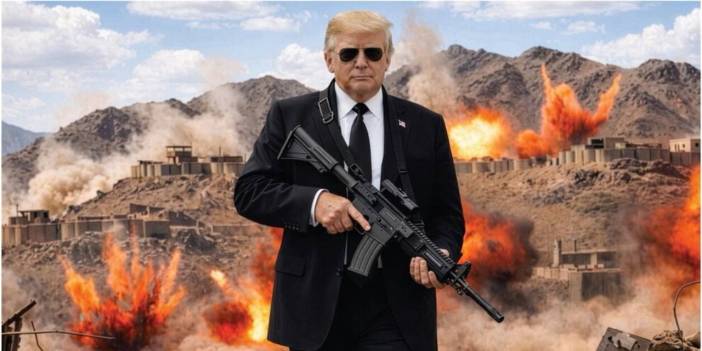 Trump bu kez de elinde tüfekle İran'ı tehdit etti! "Artık o iyi adam yok"