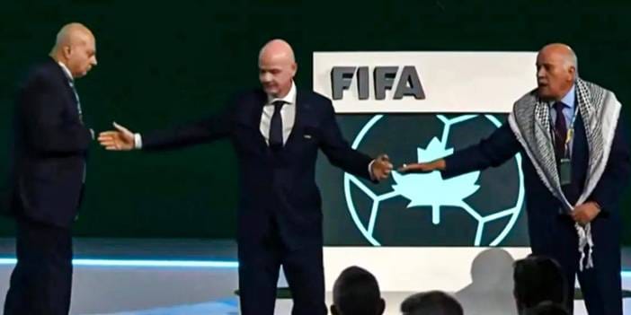 FIFA zirvesinde skandal anlar! İsrail ısrarına Filistinli başkan “Acı çekiyoruz” diyerek kürsüyü terk etti