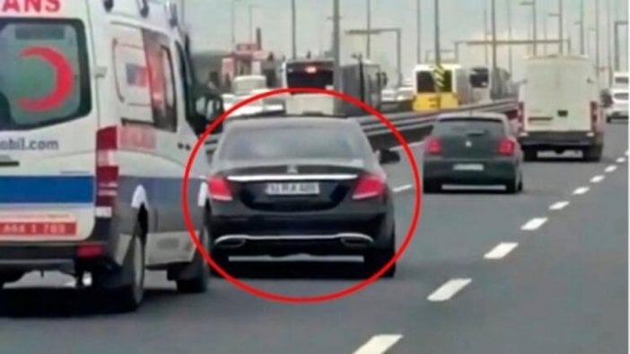 Ambulansa yol vermeyen trafik magandasının cezası belli oldu!