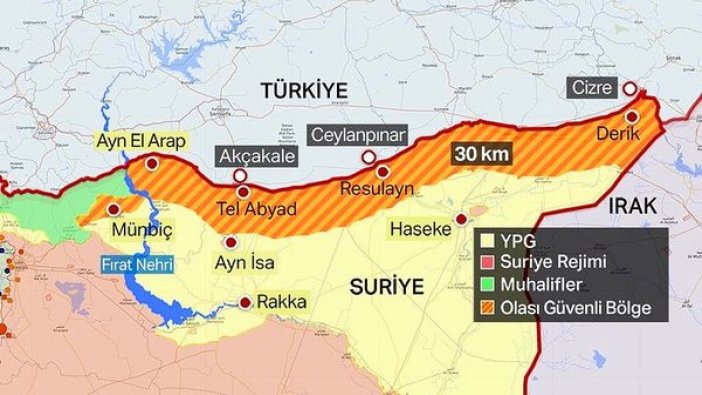 Milli Savunma Bakanlığından 'güvenli bölge' açıklaması