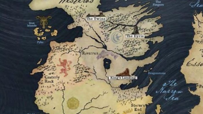 ‘Westeros haritası’ ile Game of Thrones dünyasına sanal yolculuk