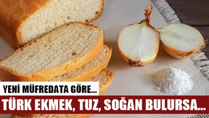 Yeni müfredat: "Türklerin sofra zevki yoktur; Ekmek, tuz, soğan buldular mı..."