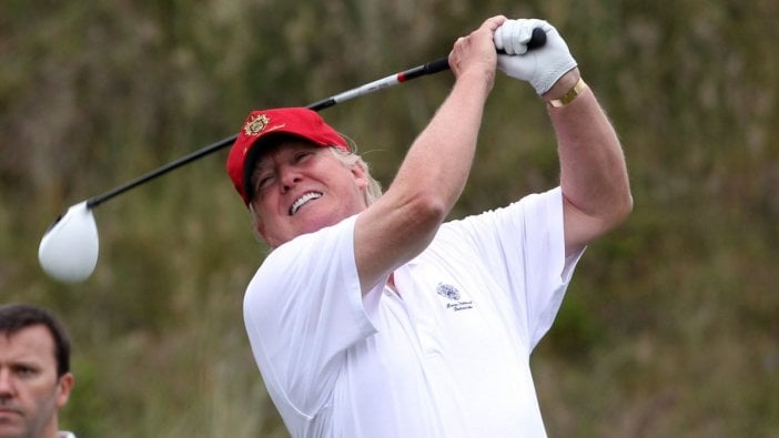 Trump, golf merakı için Amerikalıların kesesinden 115 milyon dolar harcamış