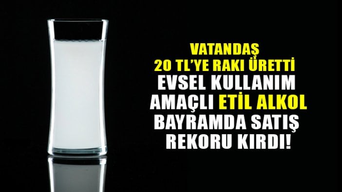 Rakı fiyatlarına yapılan zamlar, vatandaşları evde 20 TL'lik rakı üretimine başlattı!