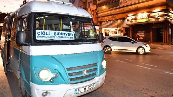 İzmir'de minibüs ücretlerine zam