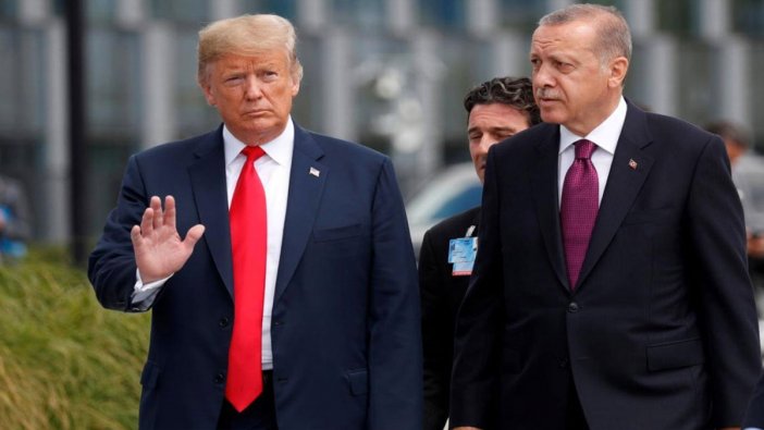 Erdoğan Trump'la görüştü