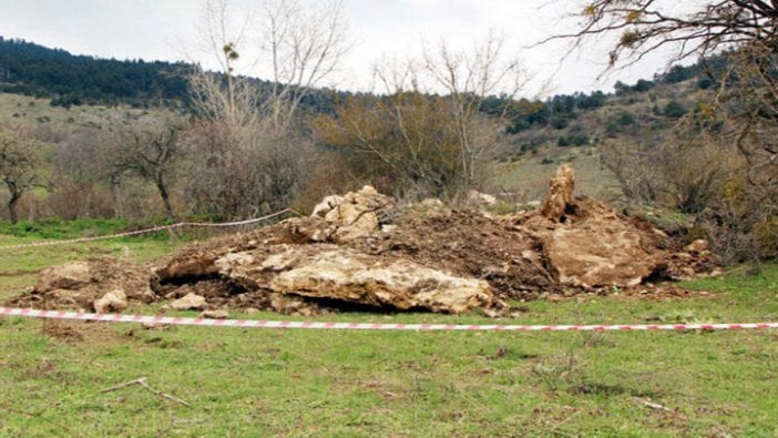 'Saray' için define arayan polis görevine geri döndü