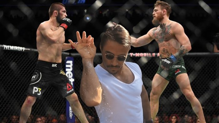 Nusret, McGregor ve Khabib'e meydan okudu: Dövüşmeye hazırım