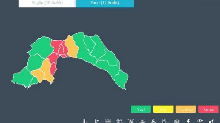 Meteorolojiden Antalya'ya 'kırmızı' uyarı