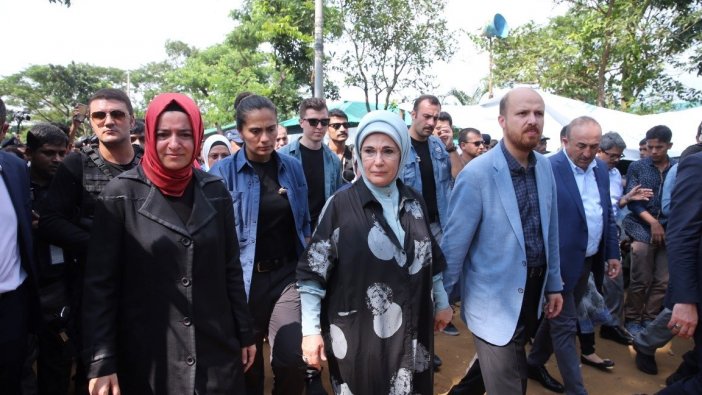 Emine Erdoğan, Bangladeş'te Arakanlı sığınmacıları ziyaret etti