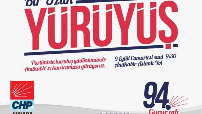 CHP, 94. kuruluş yıl dönümünü kutlamaya hazırlanıyor