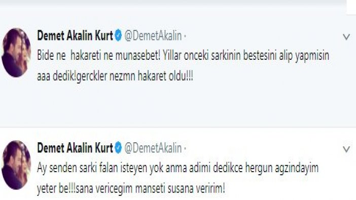 Demet Akalın açtı ağzını yumdu gözünü