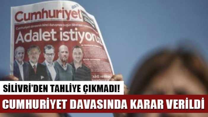 Cumhuriyet çalışanlarının tutukluluklarının devamına karar verildi