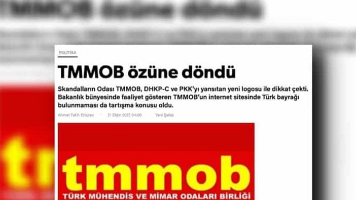 TMMOB, yandaş Yenişafak'a açtığı davayı kazandı