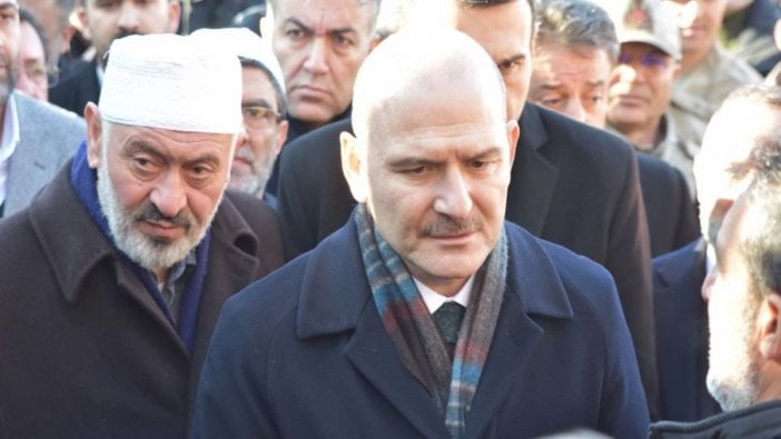 Soylu, Nakşibendi şeyhi Abdülkerim Çevik'in ailesini ziyaret etti