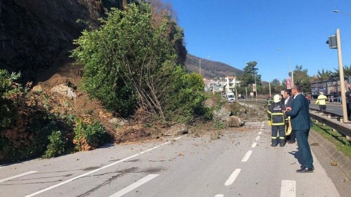 Ordu'da heyelan: Samsun-Ordu karayolu ulaşıma kapandı, yaralılar var