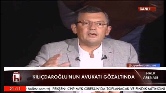 Özgür Özel'den Halk Arenası'nda önemli açıklamalar... "Saray'dan korksak Vahdettin'den korkardık"