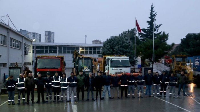 Kartal Belediyesi kar yağışına hazır