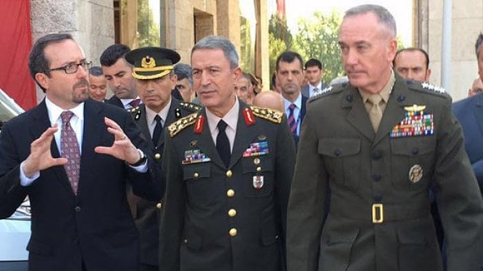 Orgeneral Akar, "Kürt koridoru" rahatsızlığını ABD'li mevkidaşı Dunford'a iletti