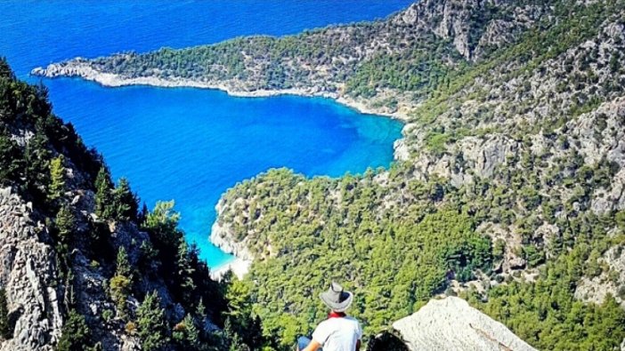 Fethiye'de teleferik yapımı için orman kıyımı