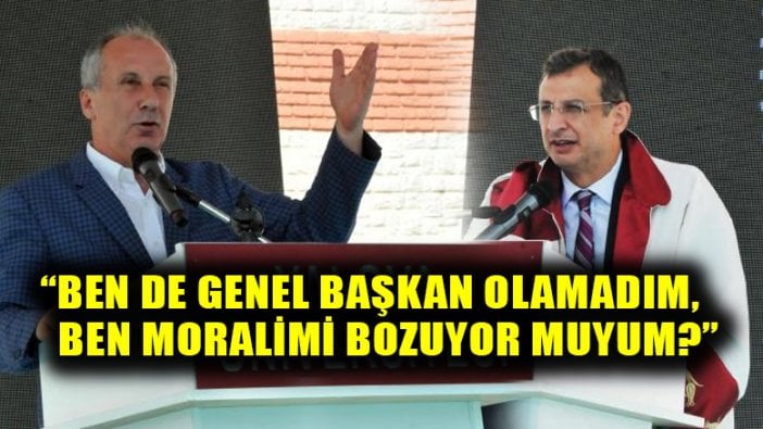 Öğretim açılış yılında Muharrem İnce, Yalova Üniversitesi rektör vekili Cengiz Tomar'a böyle takıldı