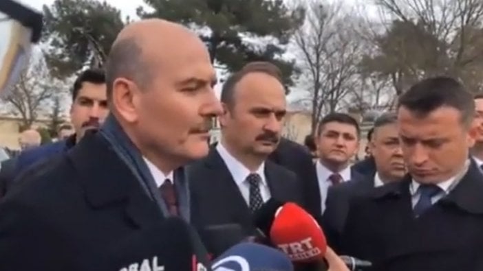 Soylu, gazetecinin sorusunu beğenmedi: Siz kimin tarafındansınız?