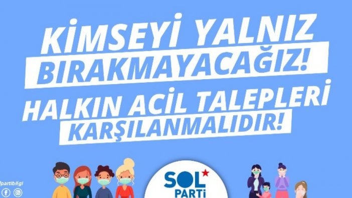 SOL Parti'den coronavirüs salgınına karşı 8 maddelik çözüm paketi