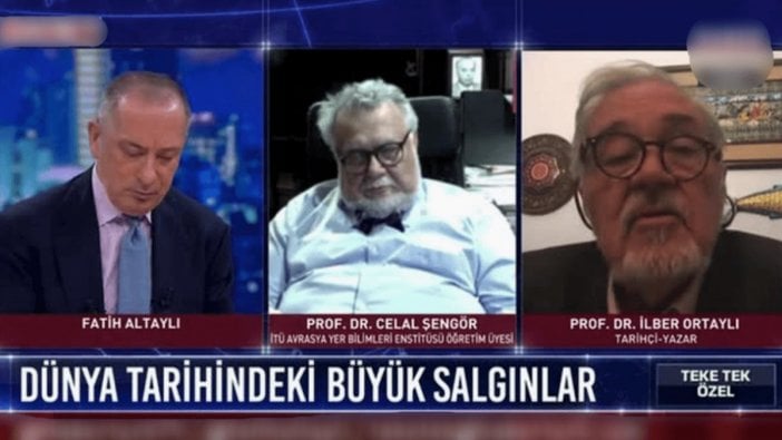 Celal Şengör canlı yayında uyudu