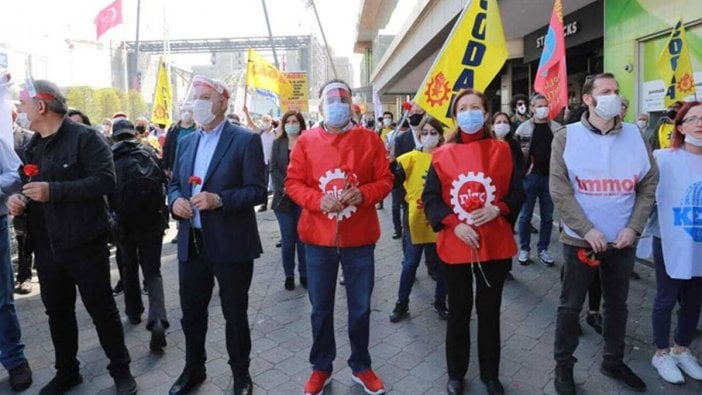 Kazancı Yokuşu’nda 1 Mayıs anması