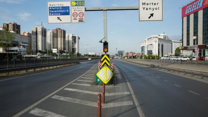 Sokağa çıkma yasağının ikinci gününde İstanbul böyle görüntülendi