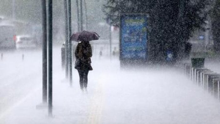 Meteoroloji'den sağanak yağış uyarısı