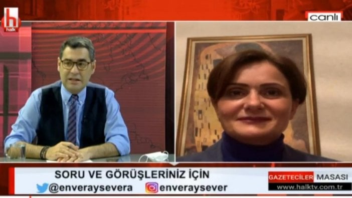 Canan Kaftancıoğlu: Düşman yaratmak için algı oluşturup ne yazık ki Halk TV'ye bu cezayı verdiler