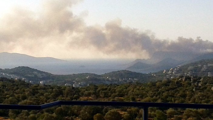 Meis Adası'nda yangın