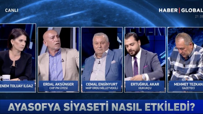 CHP'li Aksünger canlı yayını terk etti - VİDEO