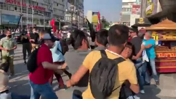 Suruç anmasına polis müdahalesi-VİDEO